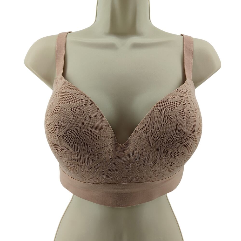 Soma Enbliss Wireless Bra Light Pink Soft T Shirt With Lace 36DD